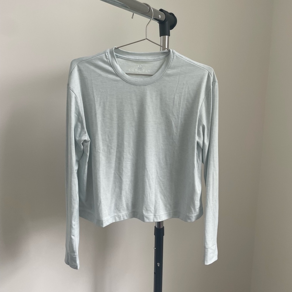 Free Fly Women's Elevate Long Sleeve Heather Tide Pool XS